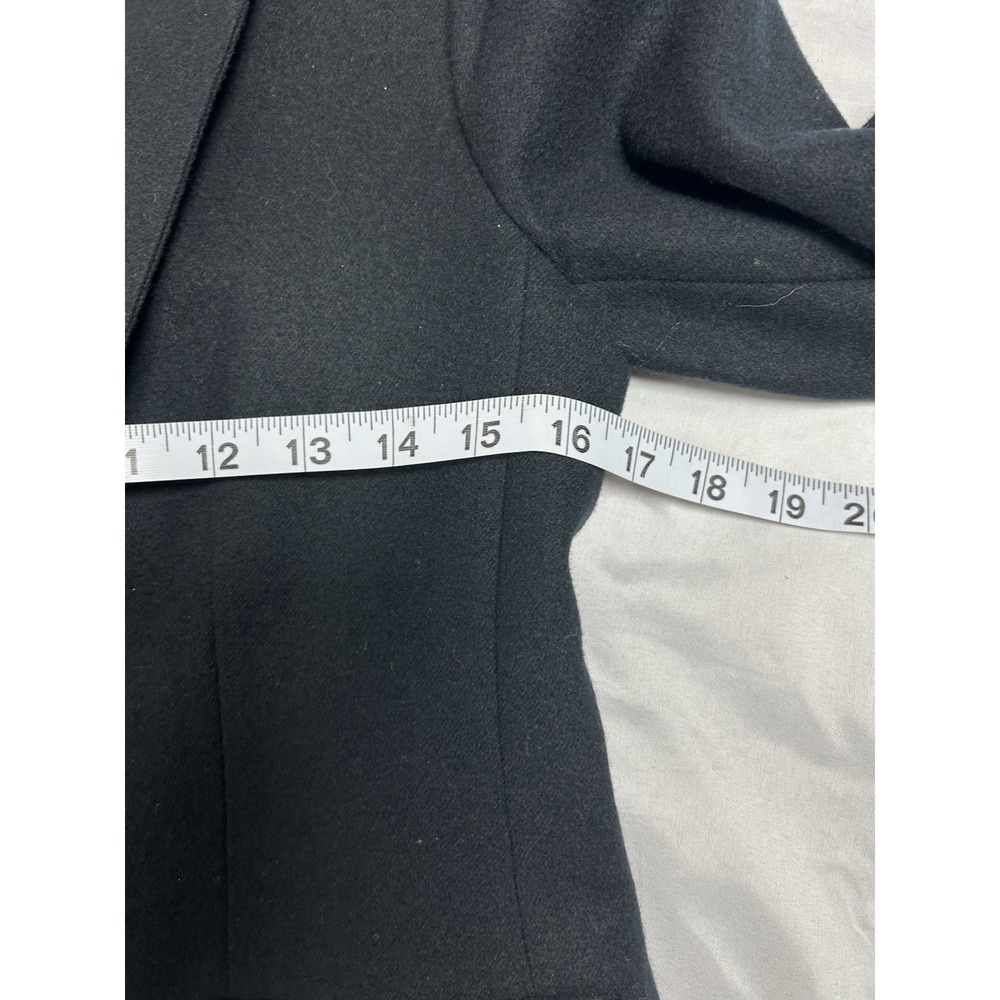 Vintage Pendleton Petite Blazer 100% Virgin Wool Black Womens 4P Made in USA - Picture 8 of 12